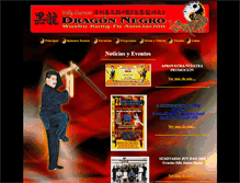 Tablet Screenshot of dragonnegro.com.mx